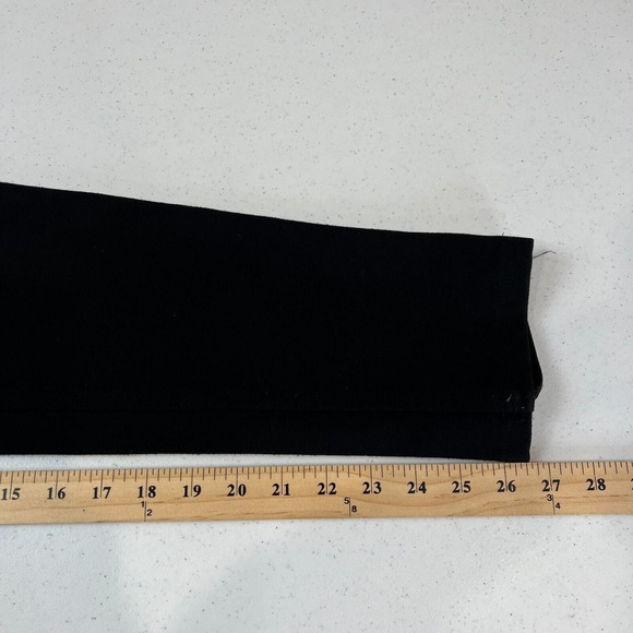 Armani Jeans Womens Ankle Pant Plus Size 3XL Black Ponte Knit Pull‎ On Stirrup - Picture 10 of 14